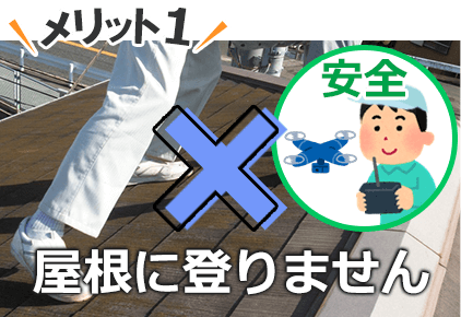 高所作業不要で安全!