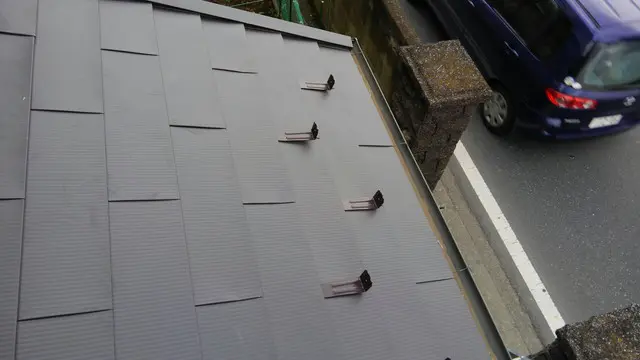 葺き替え後の屋根
