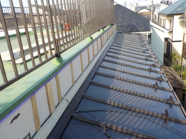 広いベランダ