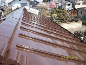 屋根の修理　雨樋交換修理