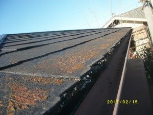 屋根ダメージ　屋根調査　屋根修理