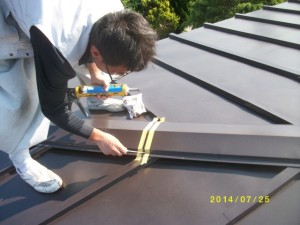 屋根修理で屋根補強
