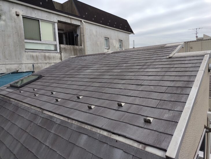 施工前の写真 長いことそのままだった屋根