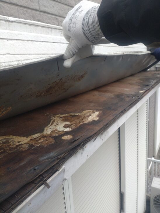 施工前の写真 部屋の中で感じた雨による被害