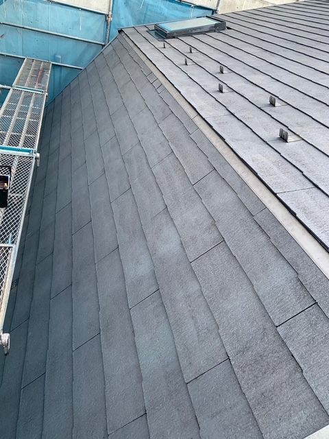 施工前の写真 屋根の劣化とともに