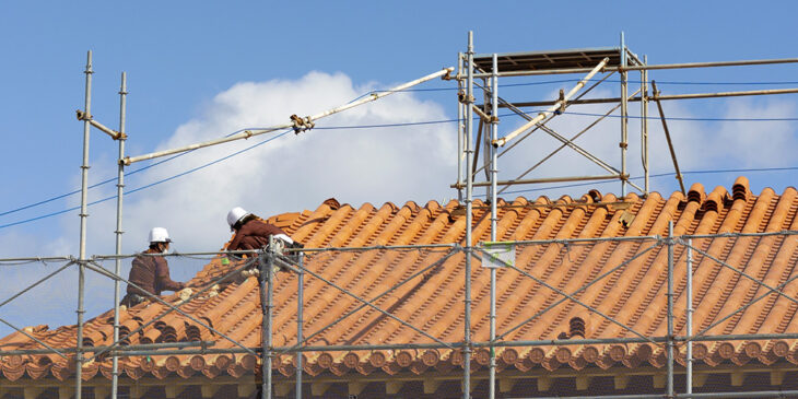 瓦交換・葺き替えの費用相場