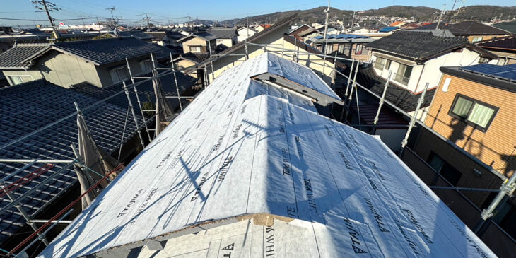 屋根の瓦交換工事